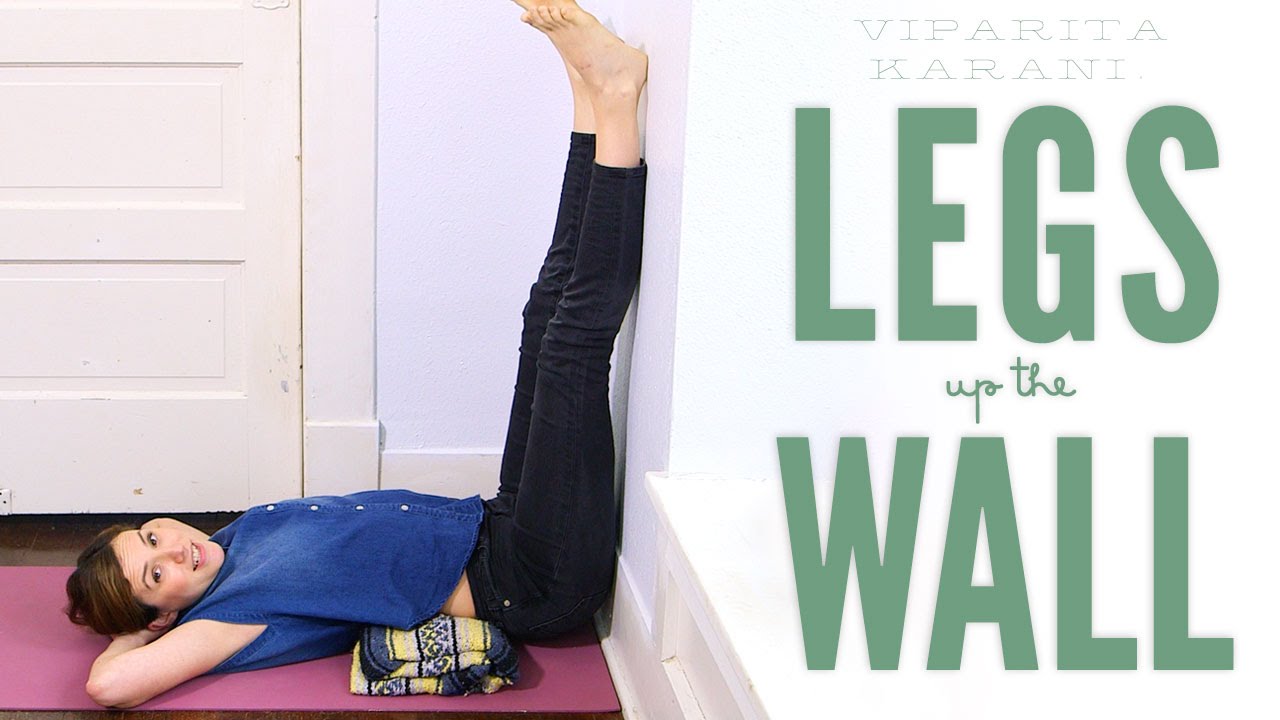 Legs Up The Wall Viparita Karani Yoga With Adriene