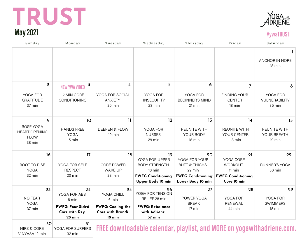 May-2021-yoga-calendar | Yoga With Adriene